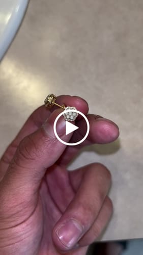Customer video review of *NEW* BX 14K 💎💎 (VS) Round Diamonds Earrings JTJ™