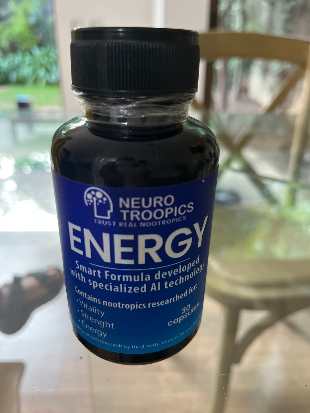 Customer photo review of Neurotroopics  Energy premium - 30 Cápsulas
