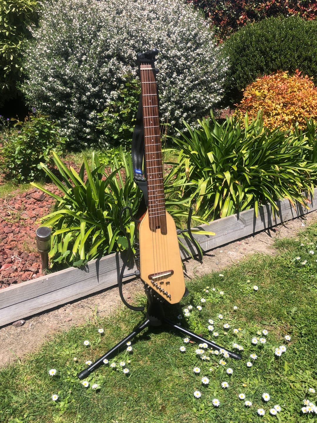 Customer photo review of Donner HUSH-I Pro Guitare Modes sonores multiples Guitare de voyage portable