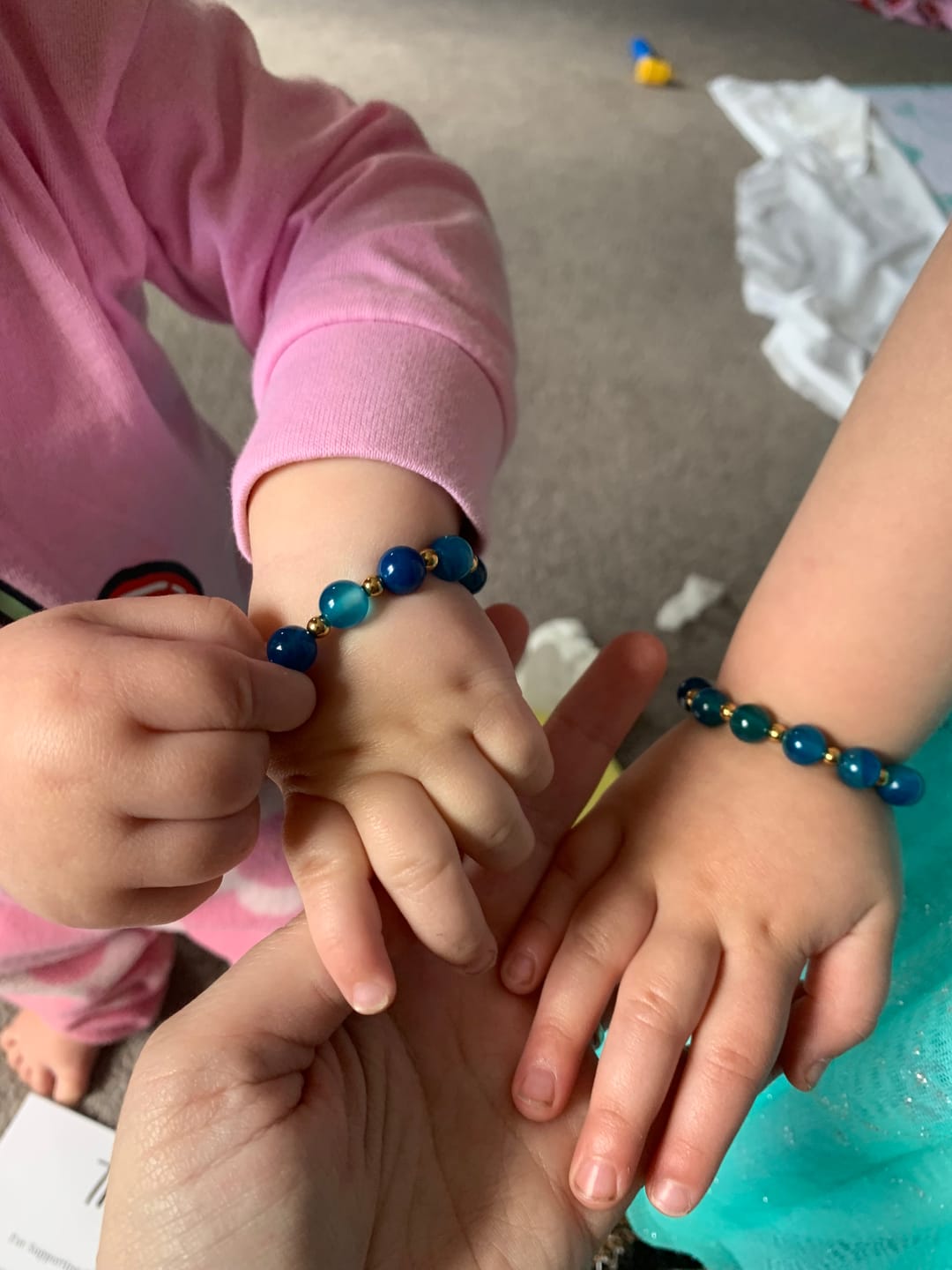 Customer photo review of FabuLove Gemstone Bracelet Kit