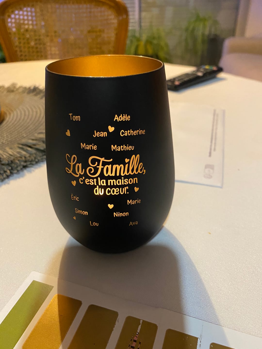 Customer photo review of La maison du cœur - Famille-Photophore