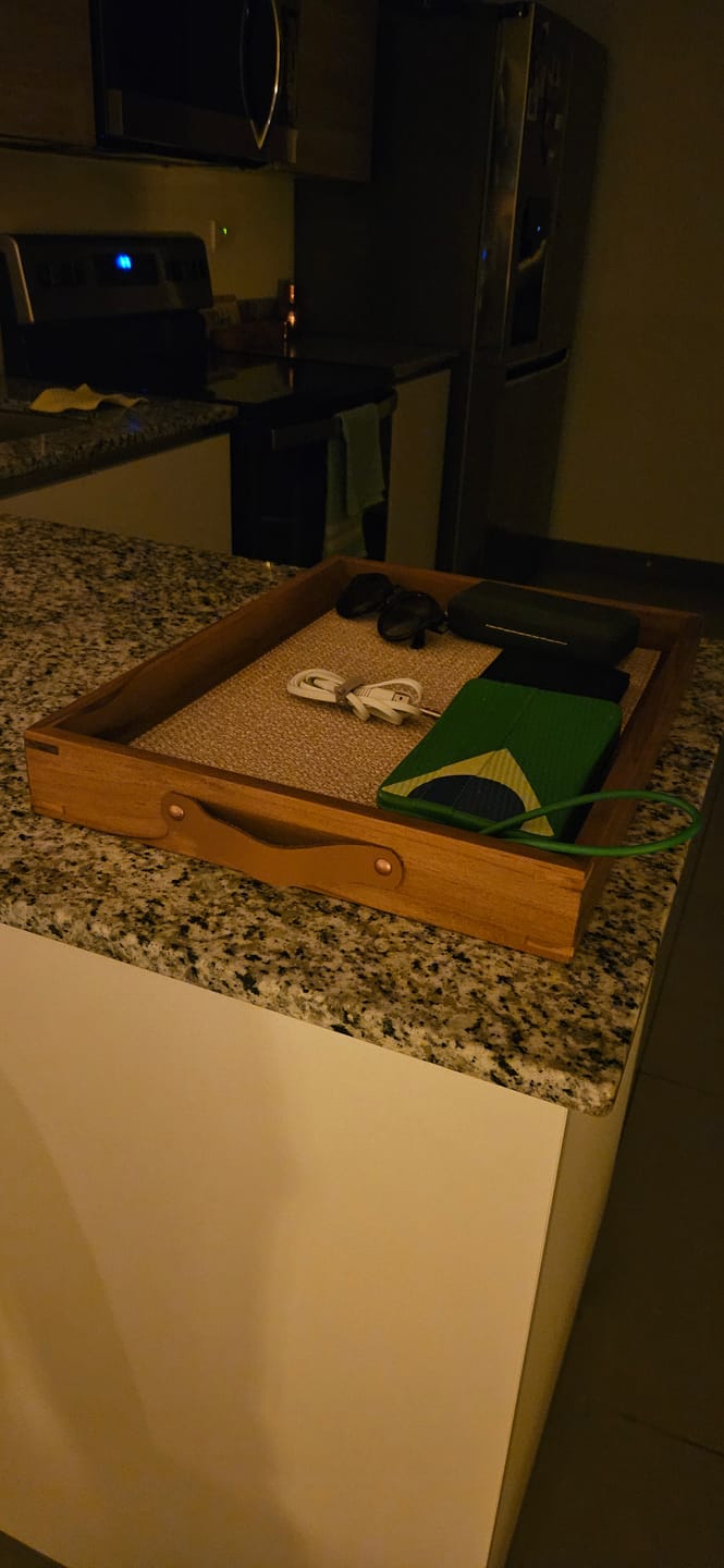 Customer photo review of Rectangular Serving Tray
