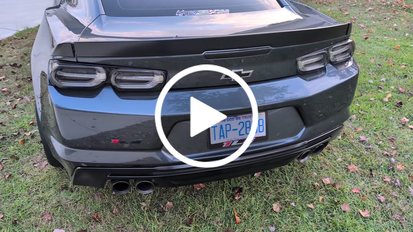 Customer video review of 6th Gen Camaro ZL1 Conversion Side Skirts Rocker Panels