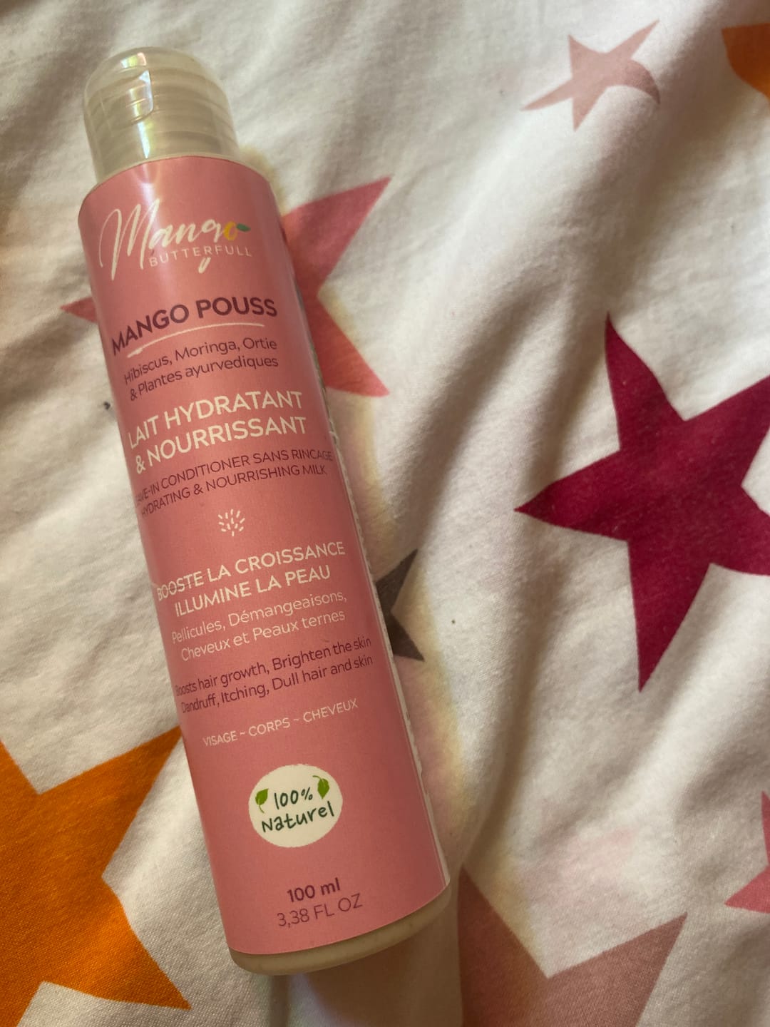 Customer photo review of Lait hydratant et nourrissant - POUSS