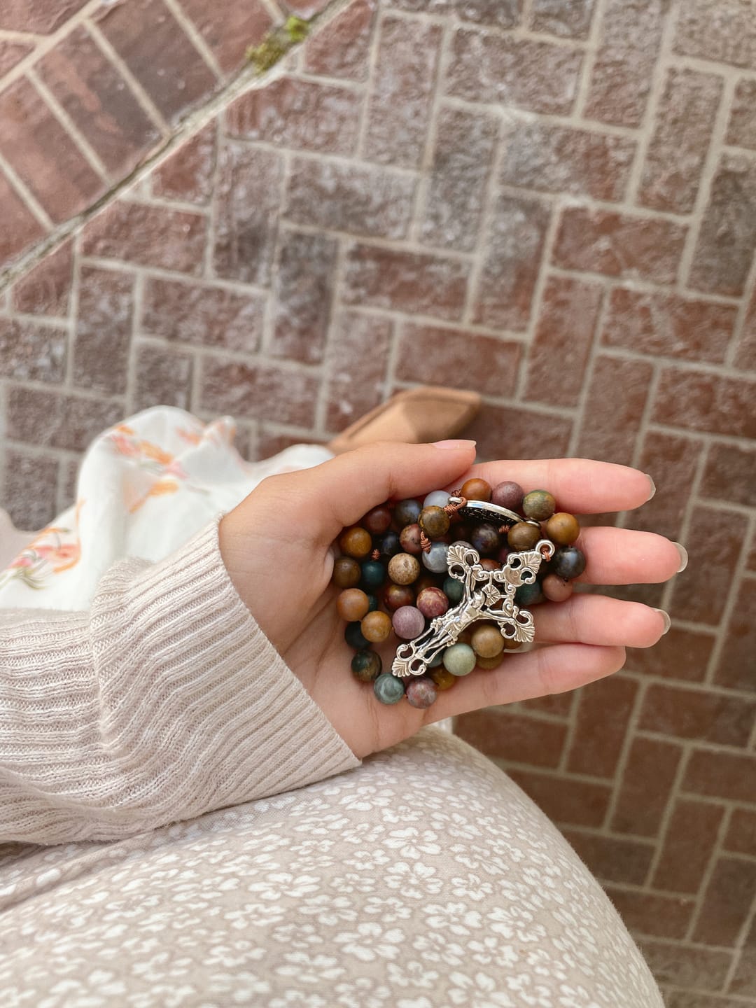 Customer photo review of Our Lady of Guadalupe Rosary by Blessed Is She