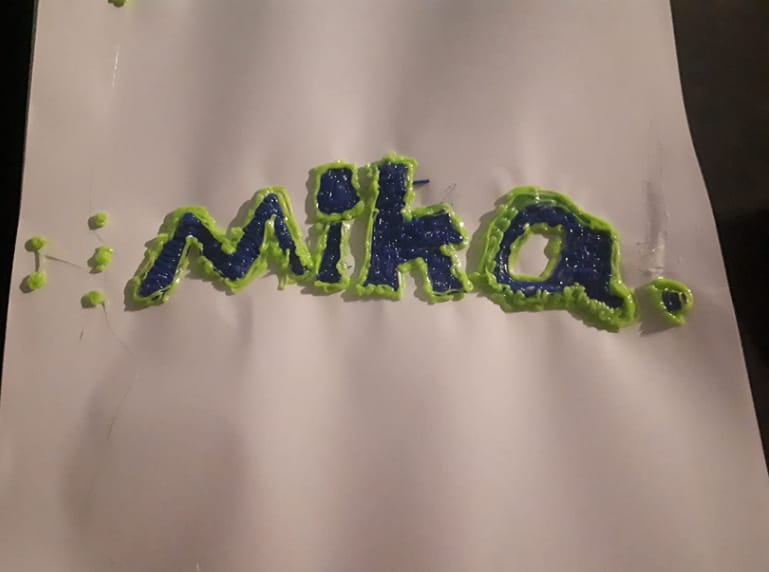 Customer photo review of עט אמנות תלת מימד