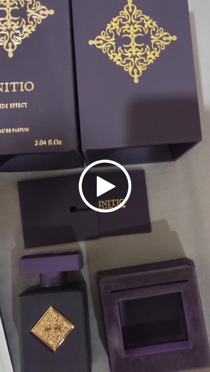 Customer video review of INITIO SIDE EFFECT EDP 90ml