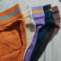 Customer photo review of Sexy Spliced Color Briefs For Men