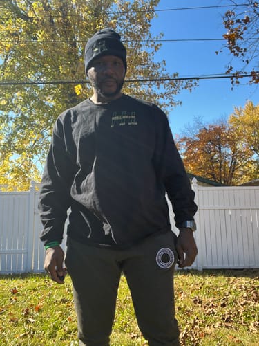 Customer photo review of Long Sleeve T-Shirt Front and Back Print (Unisex)