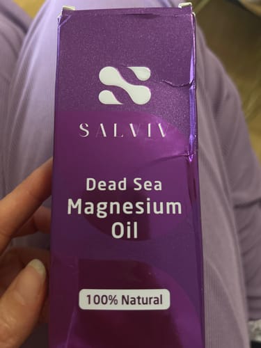 Customer photo review of Salviv Dead Sea Magnesium Oil