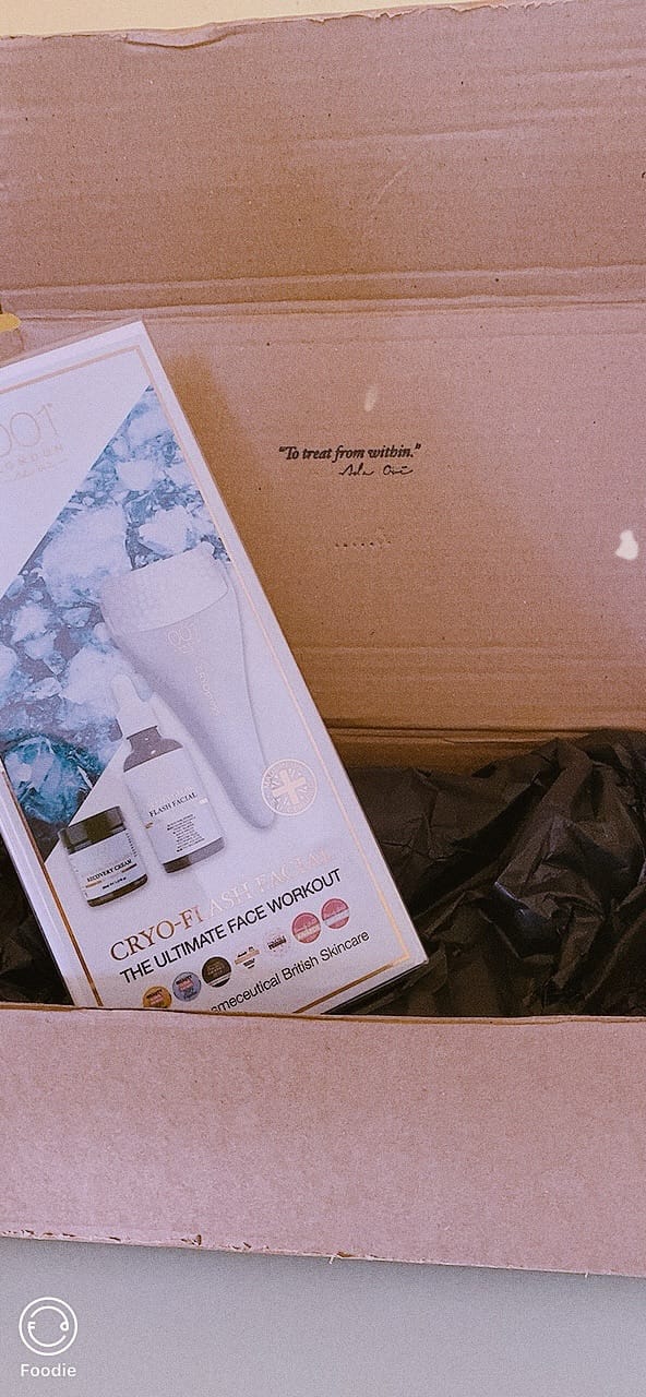 Customer photo review of CRYO-Flash Facial (Travel Exclusive Set)