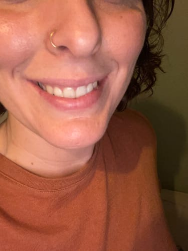 Customer photo review of Piercing au nez Anne