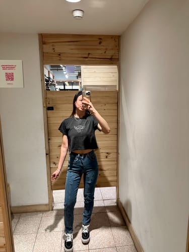 Customer photo review of Pants Cuts Blue