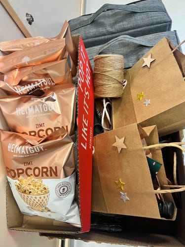 Customer photo review of Bio Popcorn Zimt klein