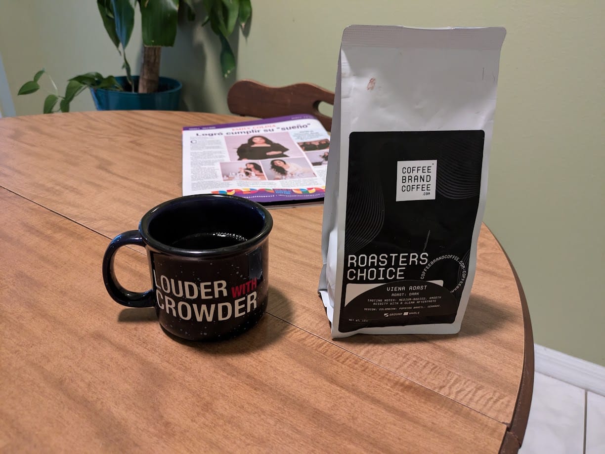 Customer photo review of Premium Monthly Coffee Club -Roaster's Choice