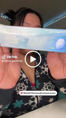 Customer video review of Amazonia Green Prescription Colored Contact Lenses