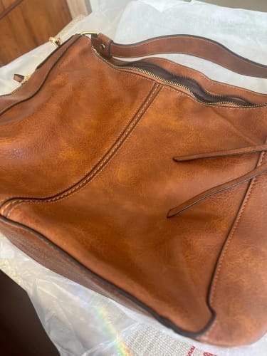 Customer photo review of Hobo Leather Anti-Theft Handbag (special free gift)