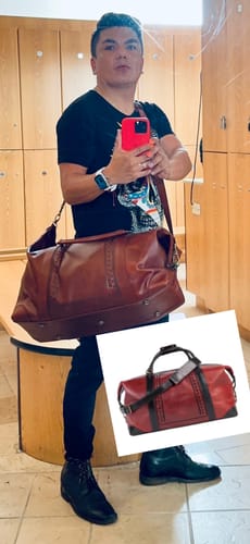 Customer photo review of MALETA AZTECA SHEDRON