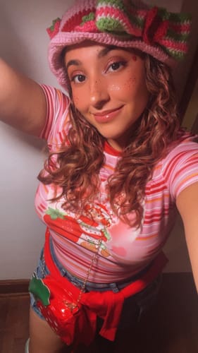 Customer photo review of Strawberry + Faux + Gold + Silver + Rose Speckles