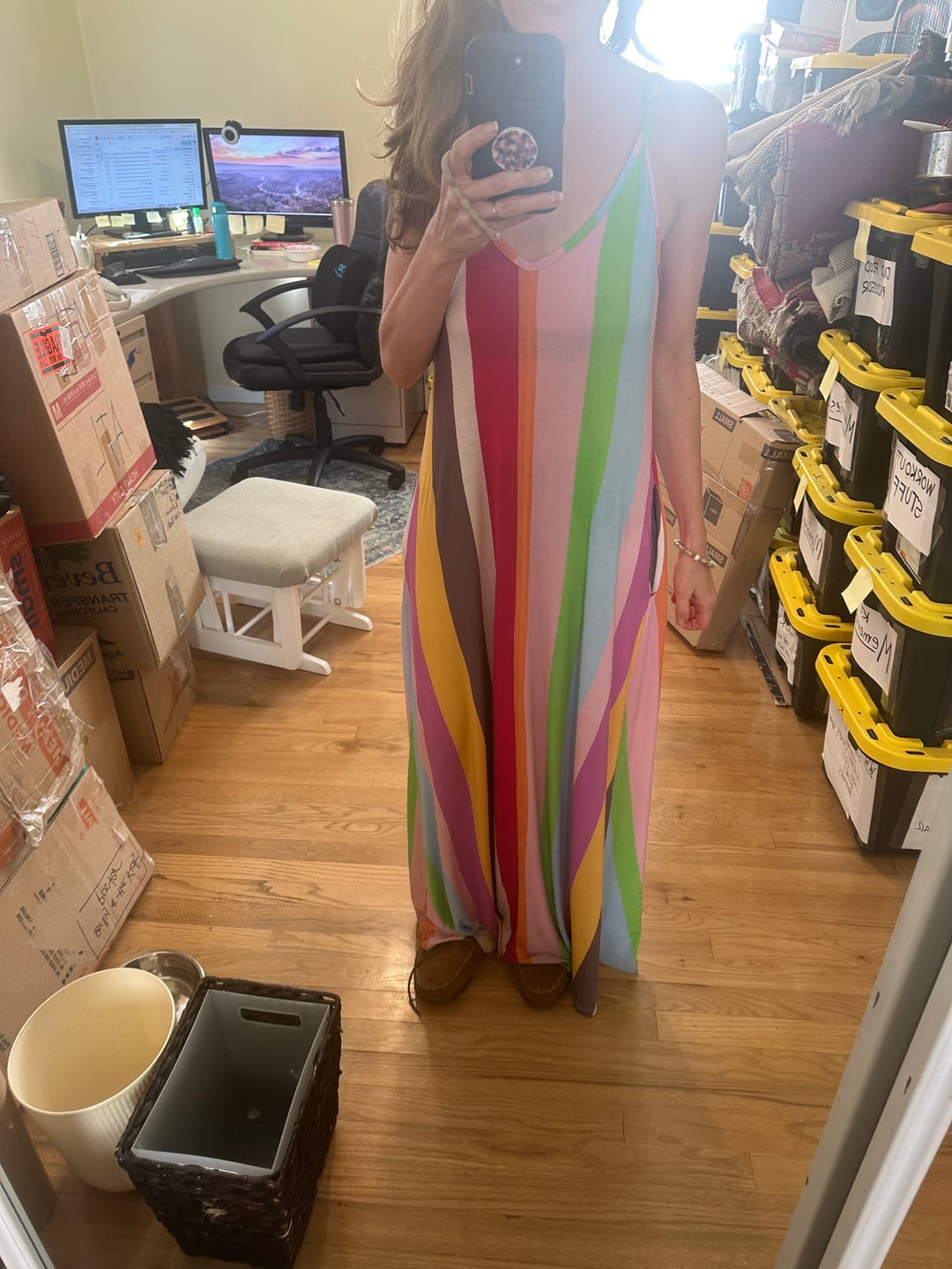 Customer photo review of Malibu Goddess Gown