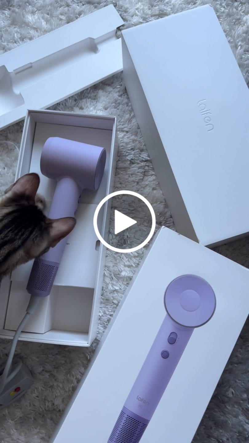 Customer video review of Laifen SE · High-speed hair dryer