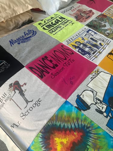 Customer photo review of Project Repat T-Shirt Quilt