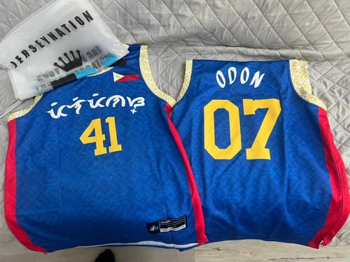 Customer photo review of Philippines Custom Basketball Jersey