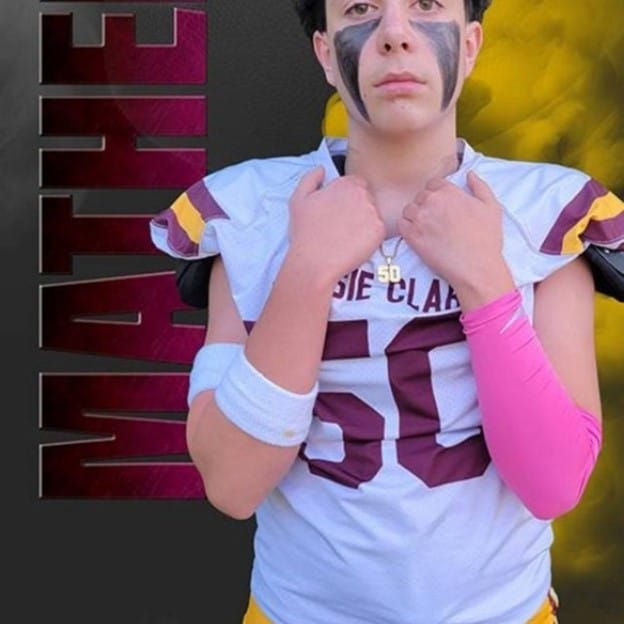 Customer photo review of Custom Sports Banner - Sports Legends Football