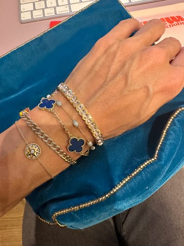 Customer photo review of Martha Pink Gold Waterproof Bangle