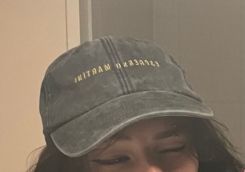 Customer photo review of The Espresso Martini Vintage Hat