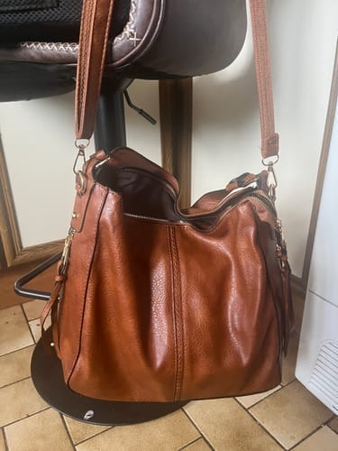 Customer photo review of Luxury Leather Hobo Handbag (Special Gift)