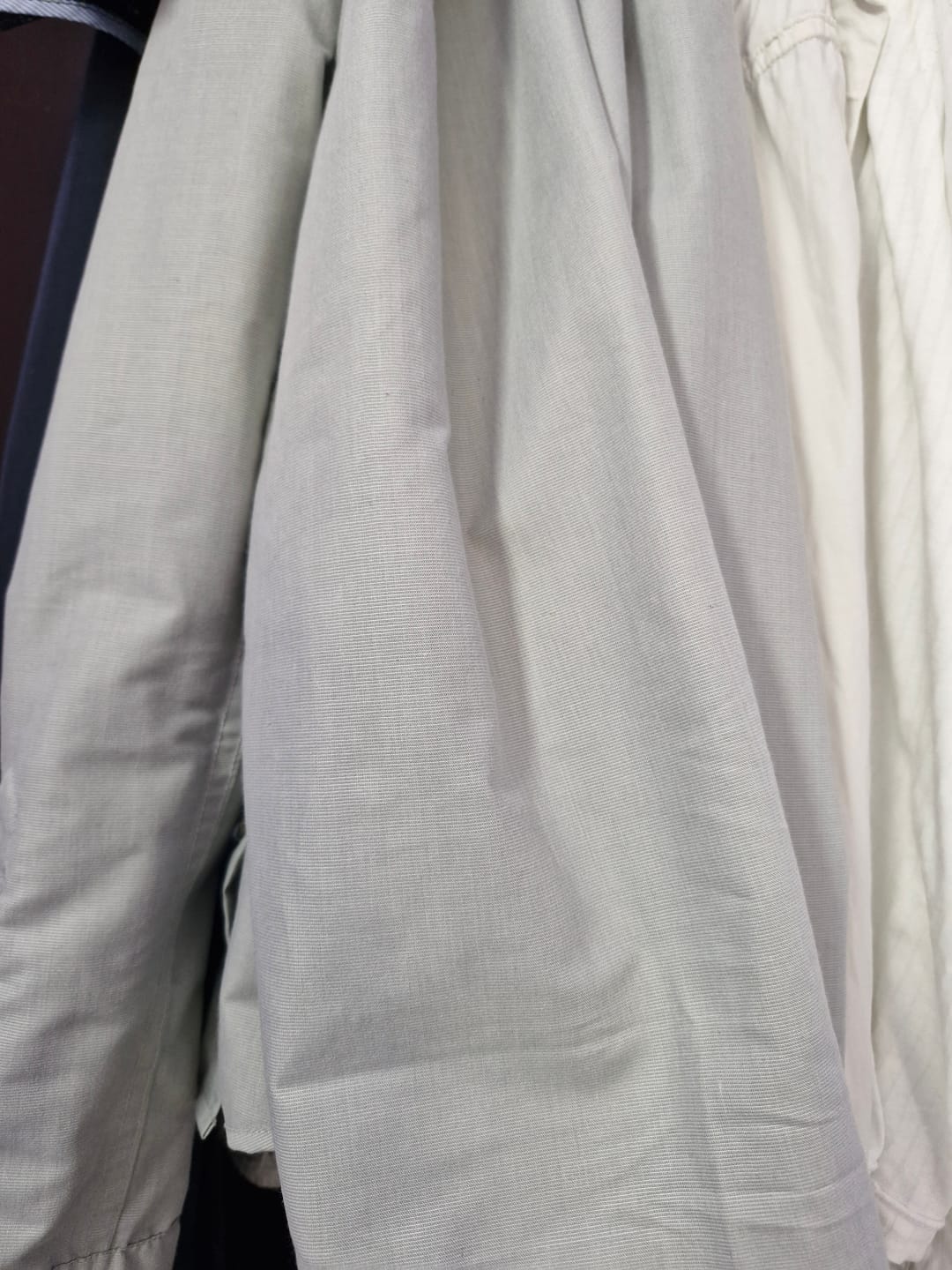 Customer photo review of Super Soft -Squirrel Gray Formal Shirts for Men | Ariser