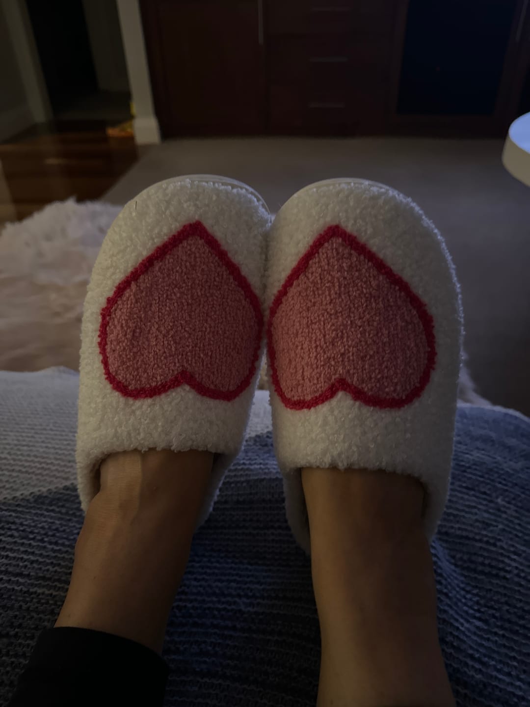Customer photo review of Lover's Plush Slippers