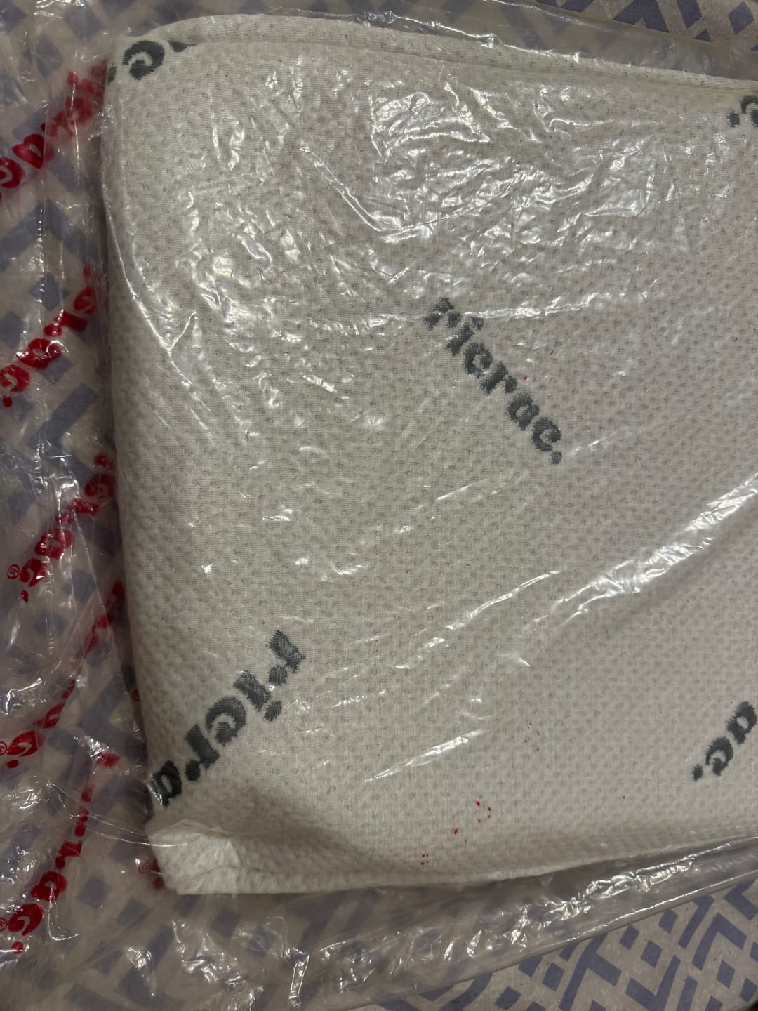 Customer photo review of Baby Crib Wedge Pillow - Retral