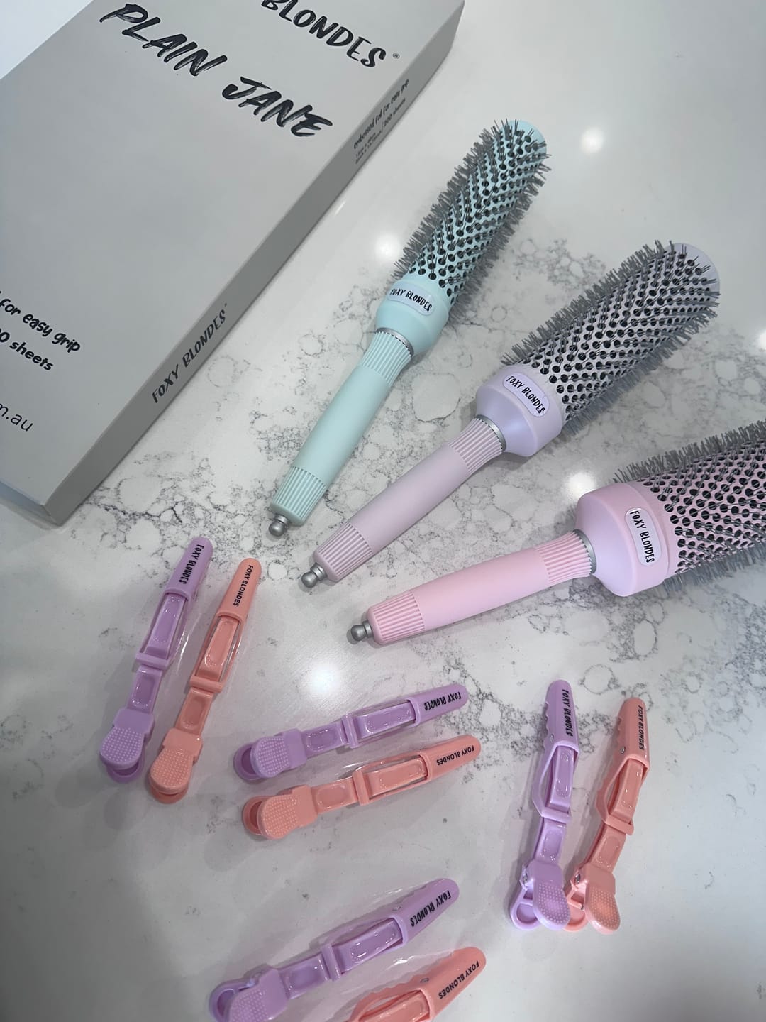 Customer photo review of Grip Clips - Lilac (4 Pack)