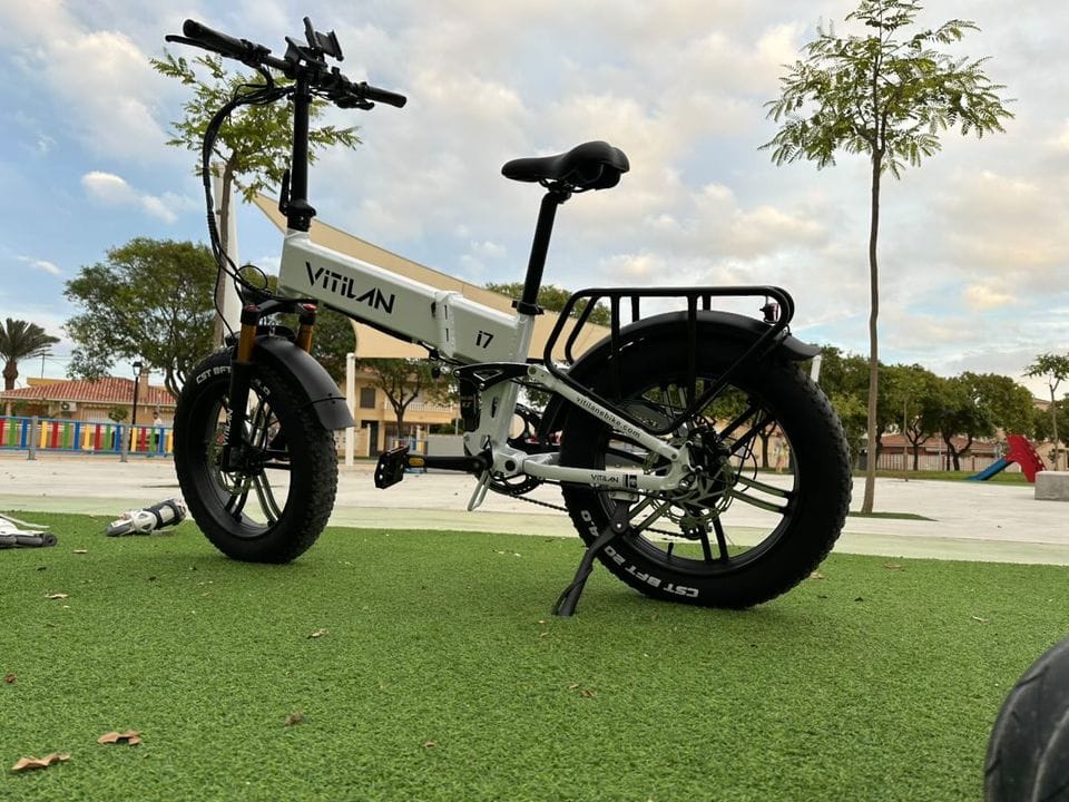 Customer photo review of I7 Pro Folding Full Suspension Electric Bike