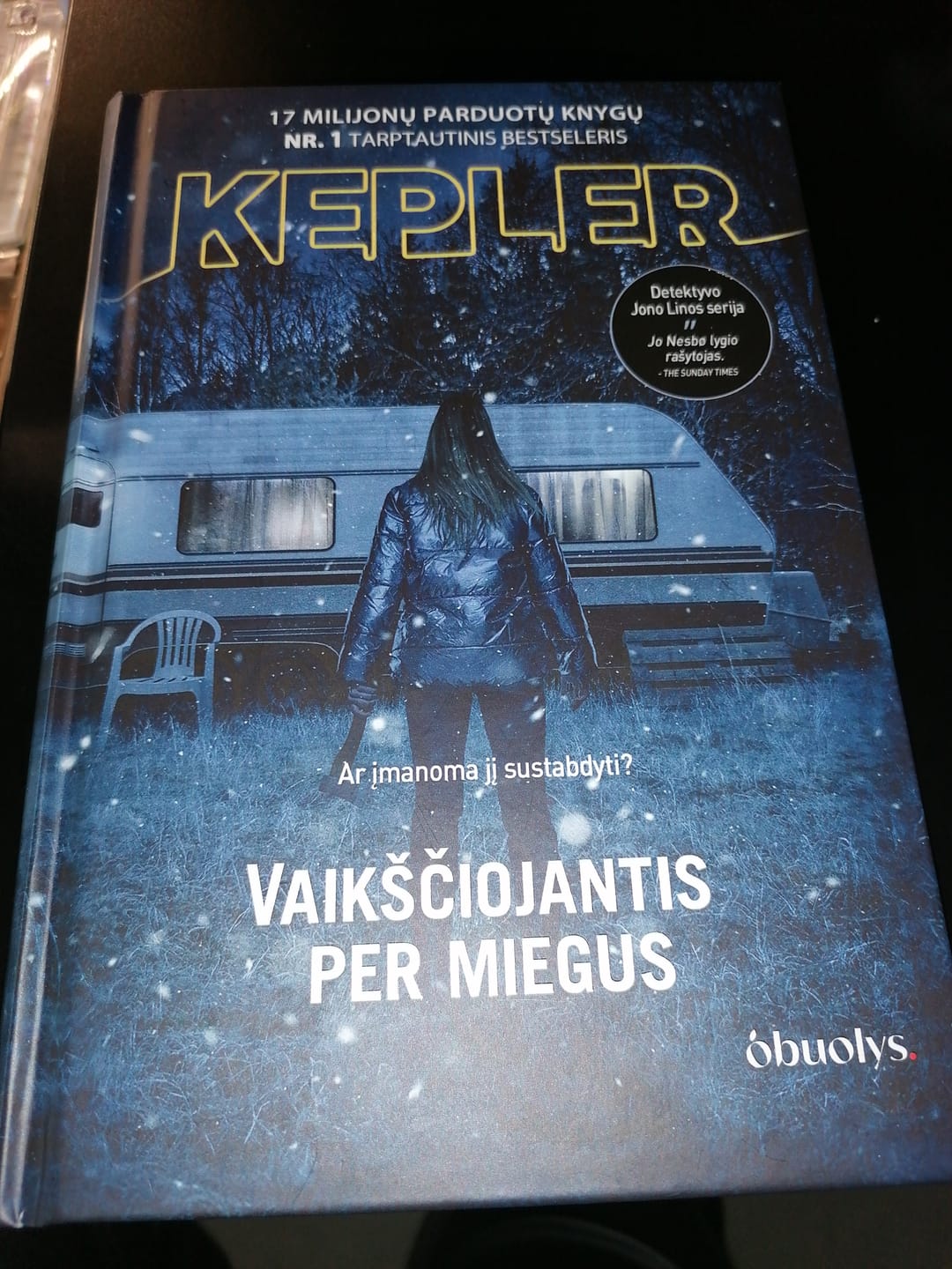 Customer photo review of Vaikščiojantis per miegus: Lars Kepler detektyvas