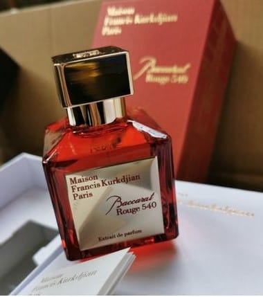 Customer photo review of Baccarat Rouge 540 Extrait de Parfum for Men and Women