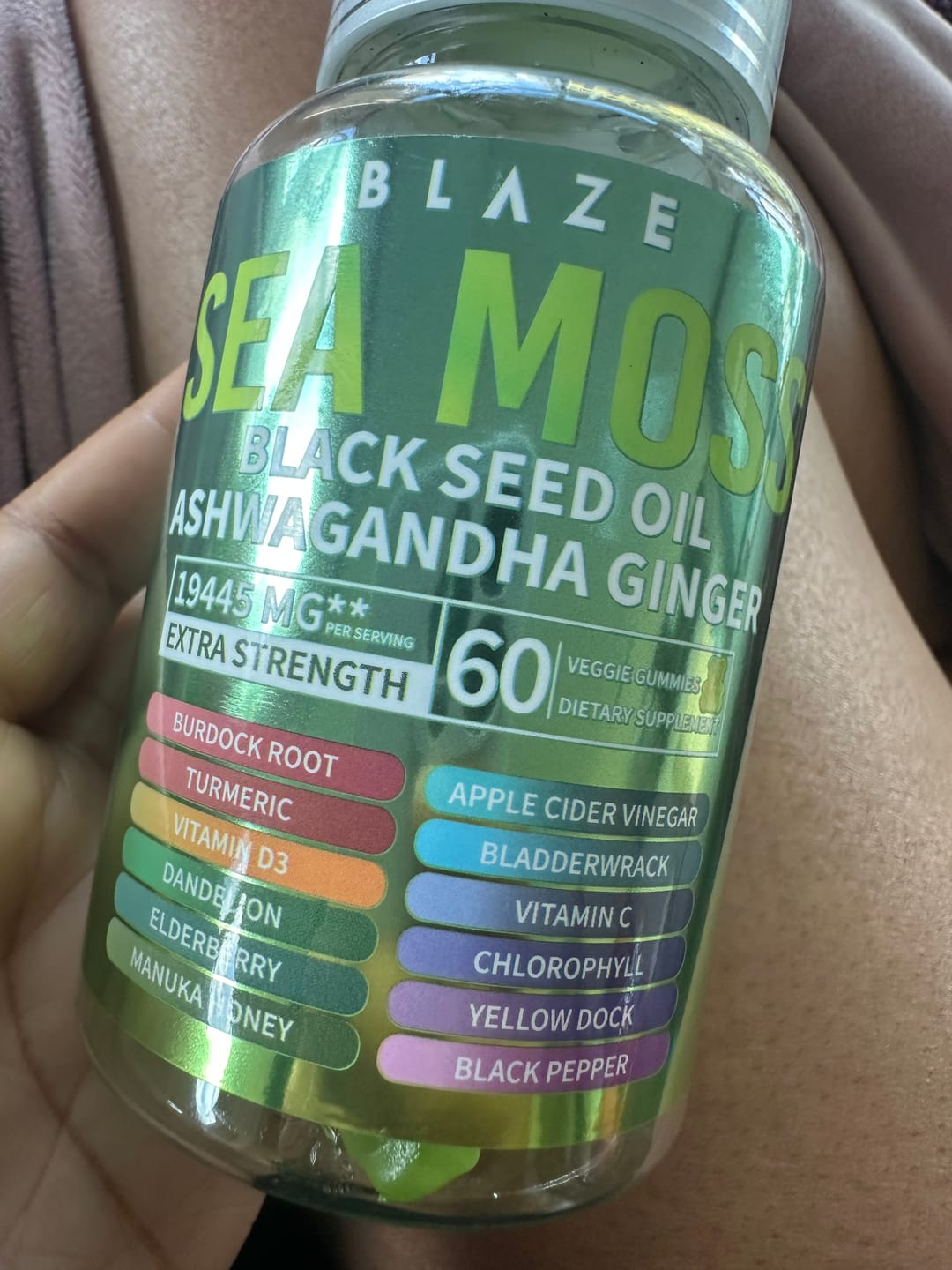 Customer photo review of Sea Moss Extra Strength