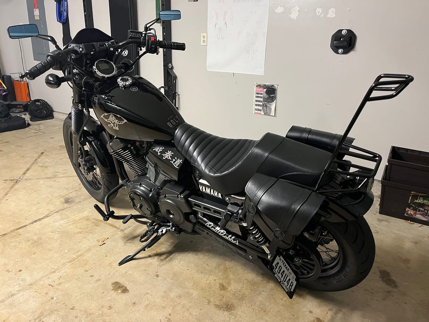 Customer photo review of 20 INCH EL ARRIERO SISSY BAR