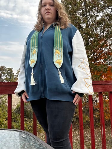 Customer photo review of Genshin Zipper Hoodie [In-Stock]