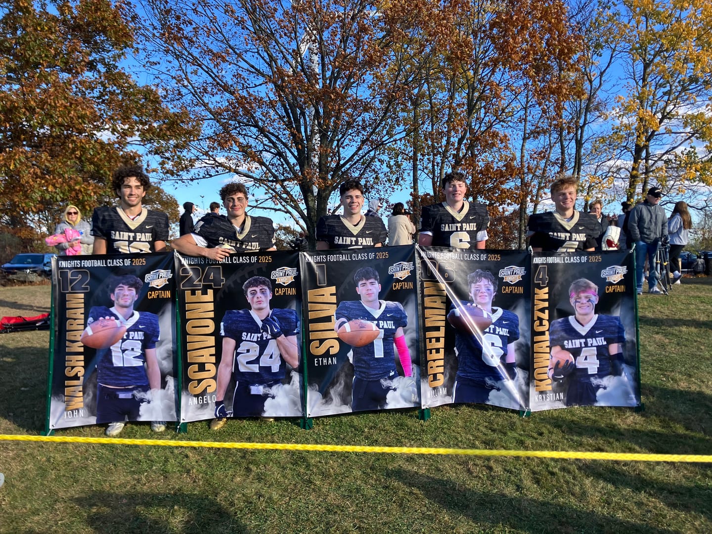 Customer photo review of Custom Sports Banner - Sports Legends Football