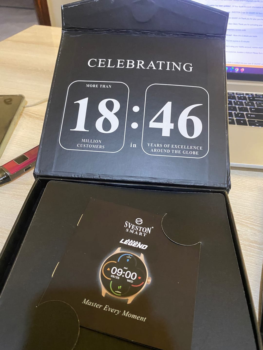 Customer photo review of SVESTON LEGEND SMARTWATCH