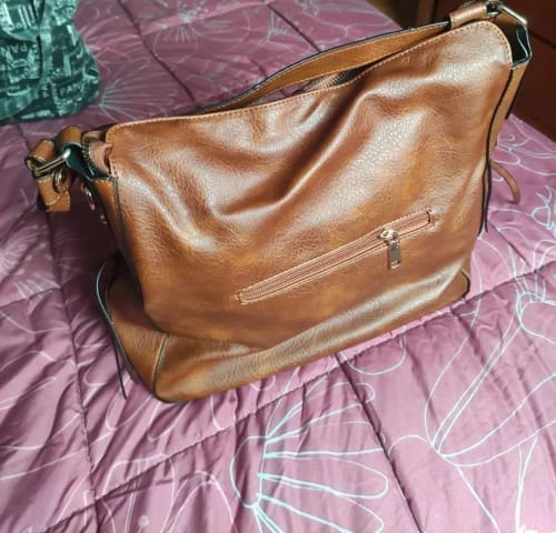 Customer photo review of Hobo Leather Anti-Theft Handbag (free gift)