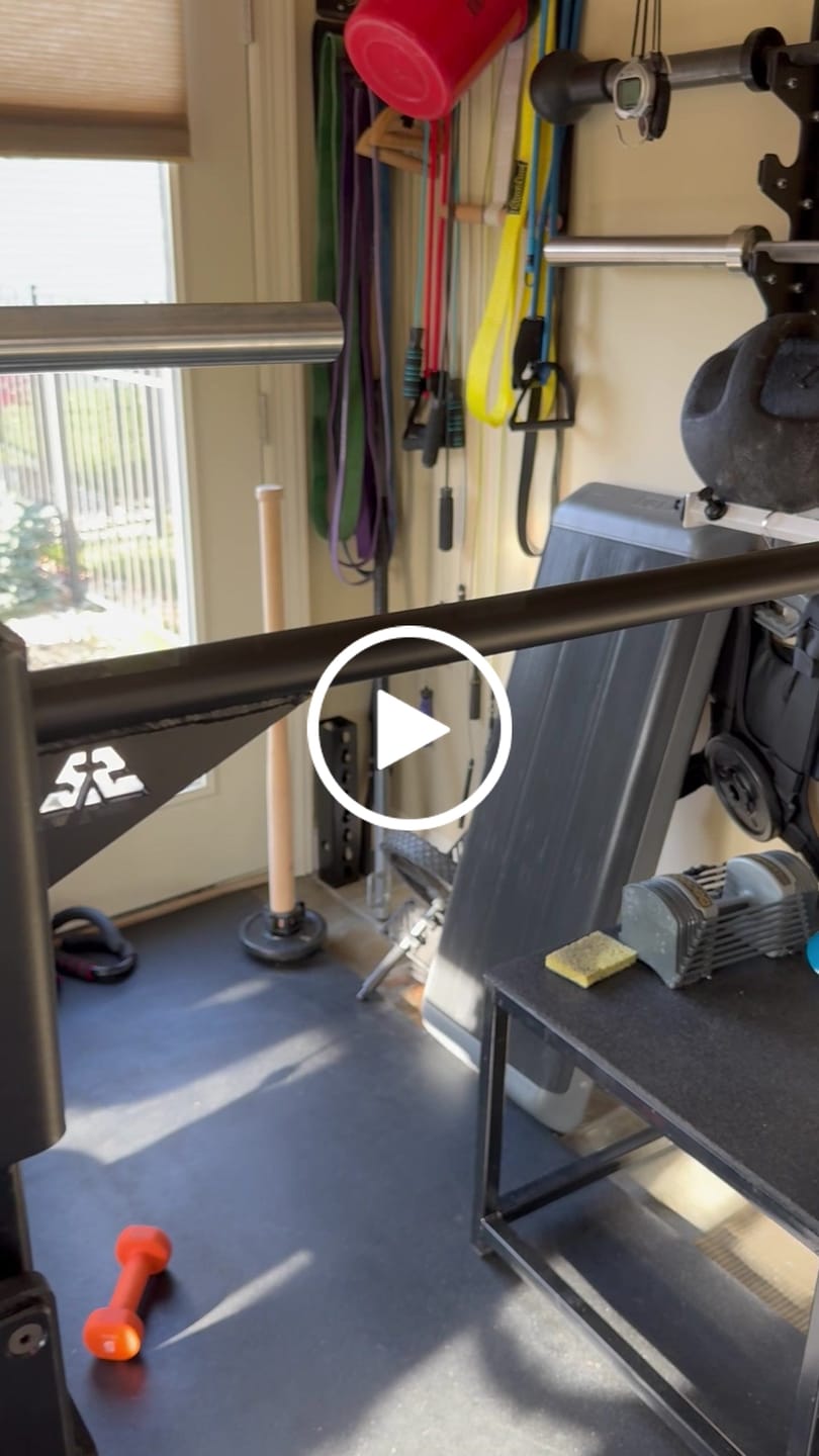 Customer video review of 1” Adjustable Pull Up Bar