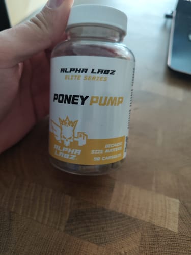 Customer photo review of Alpha Labz - Poney Pump