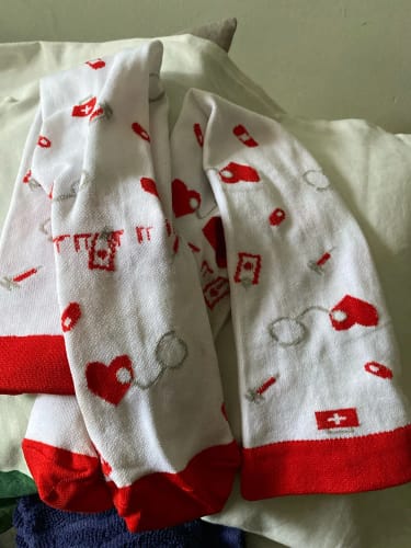 Customer photo review of Compression Socks Nurse