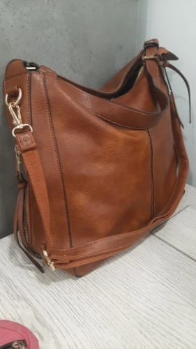 Customer photo review of Hobo Leather Anti-Theft Handbag (free gift)