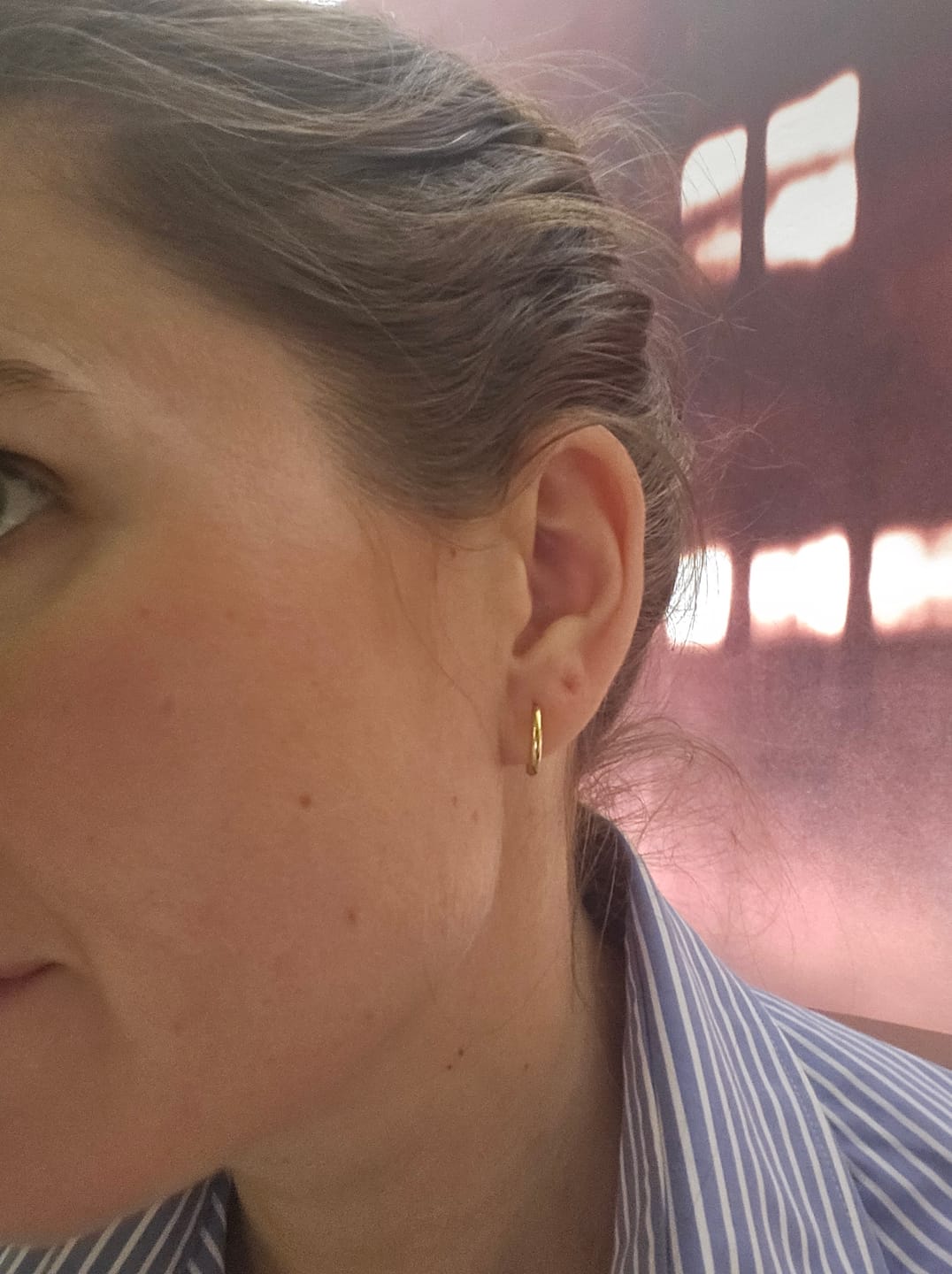 Customer photo review of Essential Earrings Extra Small