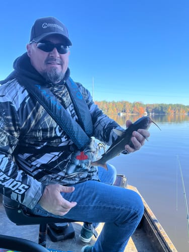 Customer photo review of Personalized Crappie Fishing Jerseys, Crappie Long Sleeve Tournament Fishing Shirts | Red IPHW6075
